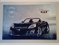 Opel GT Wandbild