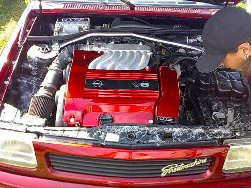 Opeltreffen Rothenstein 2009 Corsa A V6
